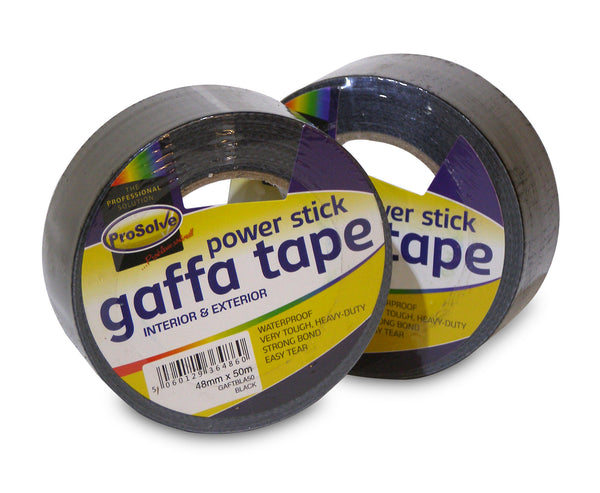 A-WPT50 Pro Power, Waterproof Gaffer Tape, Black, 50m x 48mm (LxW) RoHS  Compliant: NA